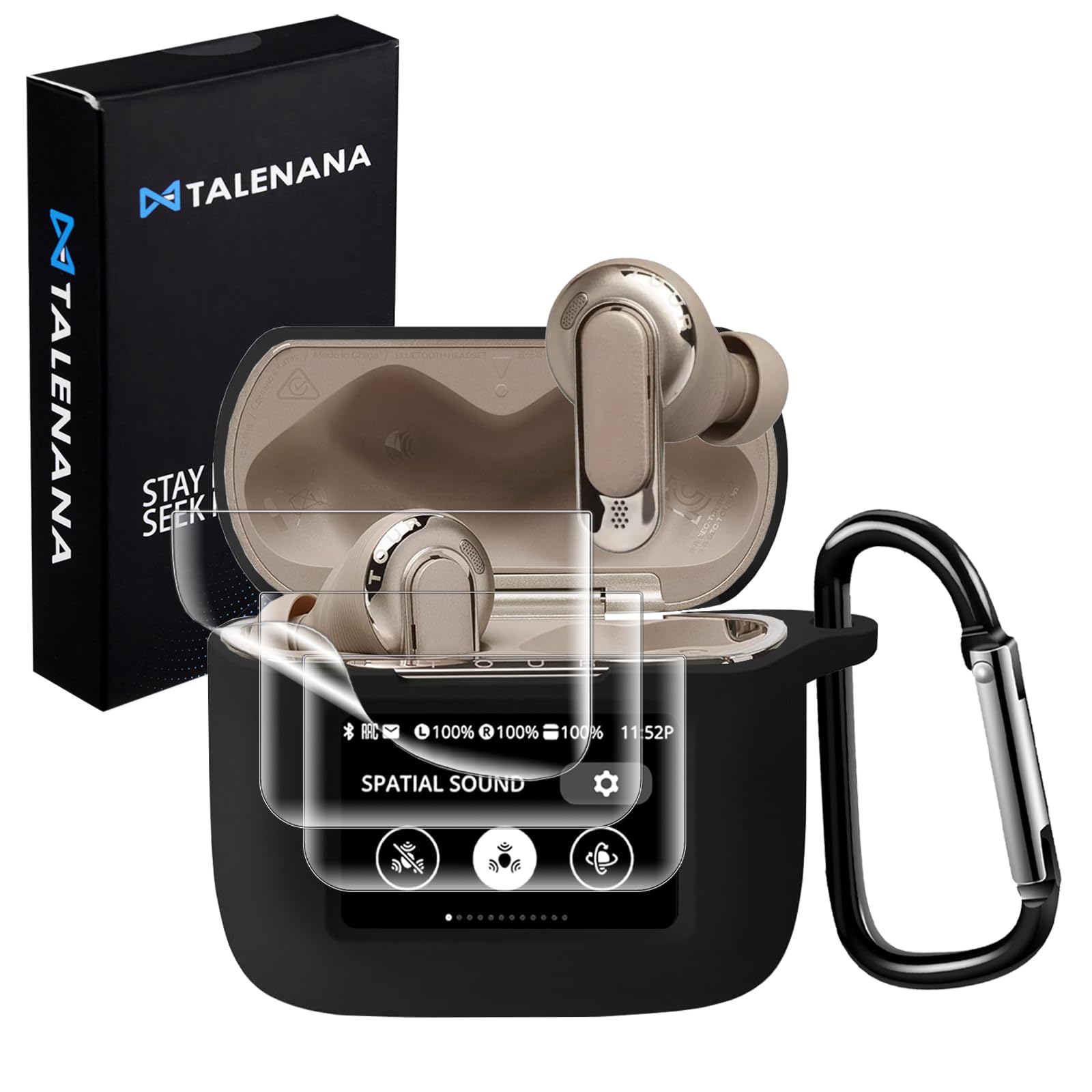 JBL TOUR PRO 3 ブラック　ケース、フィルム付き Amazon | [TALENANA] For JBL TOUR PRO 3ケースカバー TOUR PRO 3
